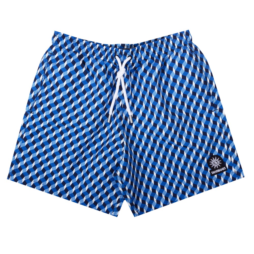 Geometric Swim Shorts