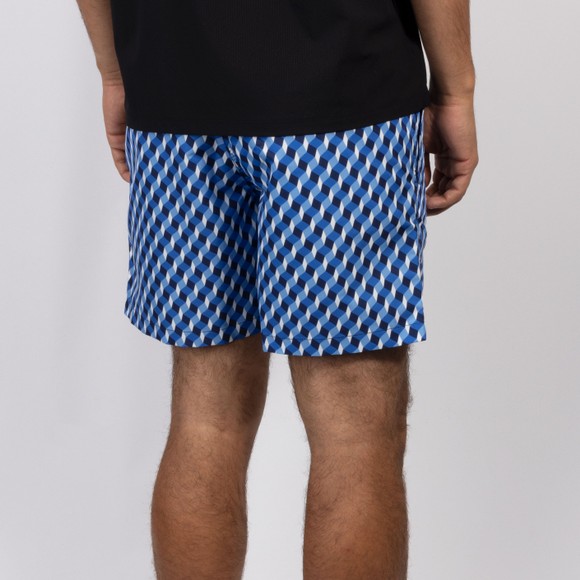 Sandbanks Mens Blue Geometric Swim Shorts #4
