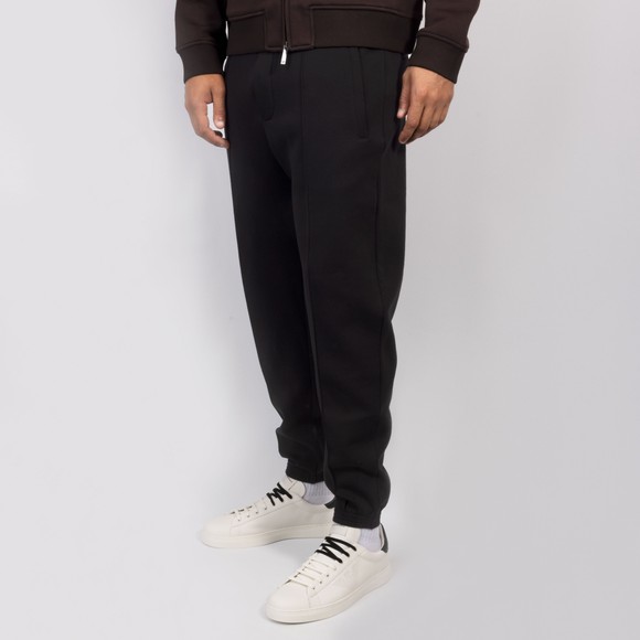Emporio Armani Mens Black Embroidered Eagle Zip Pocket Jogger #3