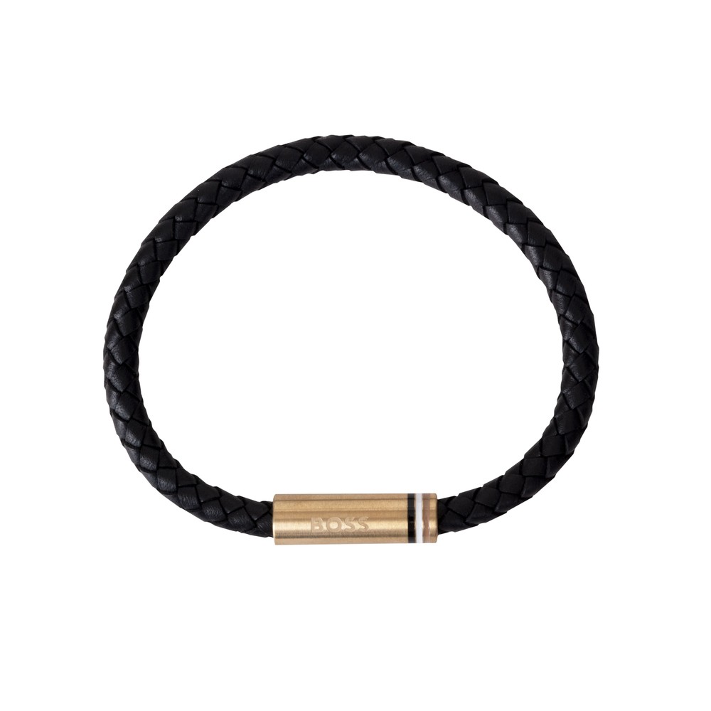 Ares Braided Leather Bracelet