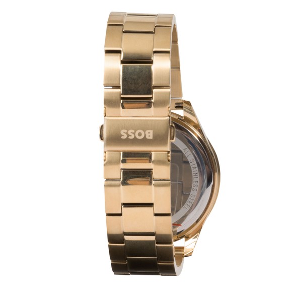 BOSS Mens Gold Toper Chrono Watch #3