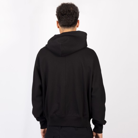 Billionaire Boys Club Mens Black Large Script Logo Zip Kimono Hoodie #4