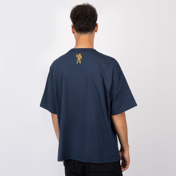 Billionaire Boys Club Mens Blue Embroidered Crest Logo T-Shirt #4