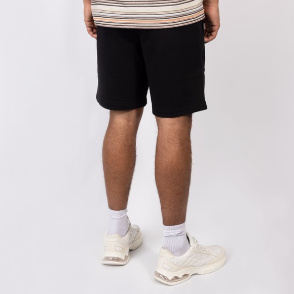 Sandbanks Mens Black Badge Logo Zip Pocket Sweatshorts #3