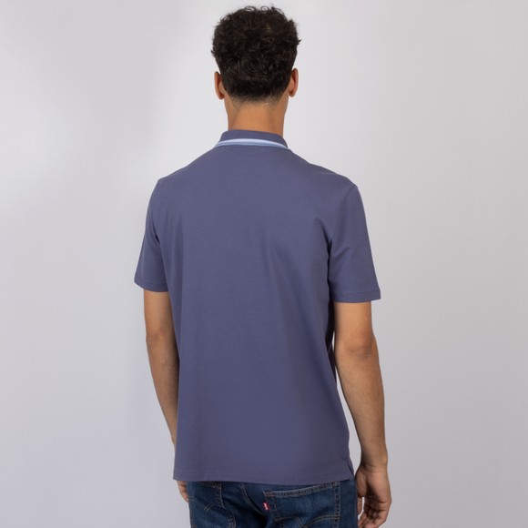 PS Paul Smith Mens Blue Contrast Tipping Zip Polo Shirt #4