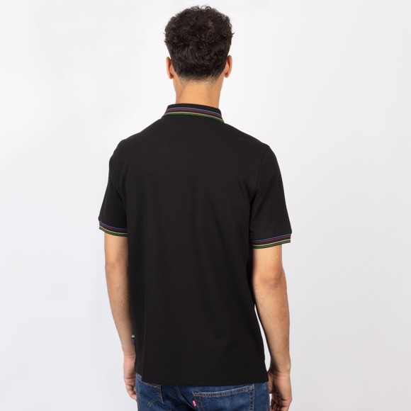 PS Paul Smith Mens Black Tipped Collar Polo Shirt #4