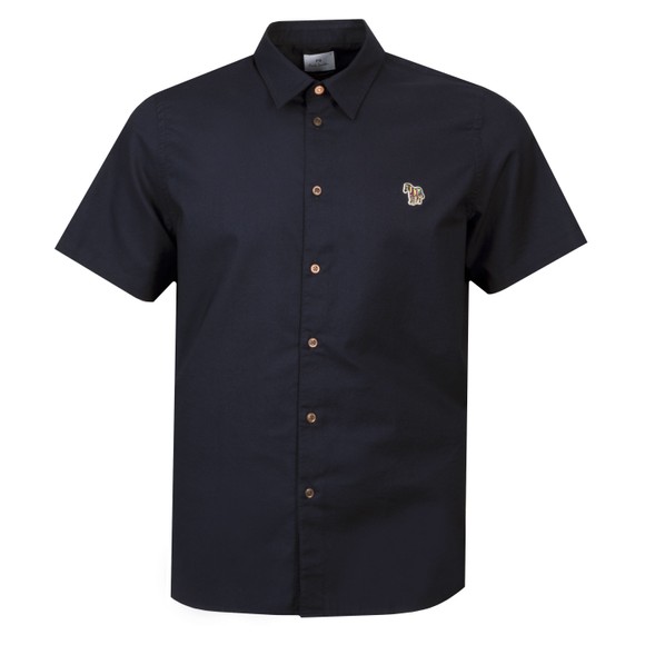 PS Paul Smith Mens Blue Short Sleeve Zebra Shirt #1