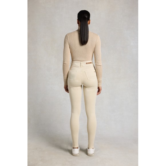 Holland Cooper Womens Beige Contour Skinny Jean #4