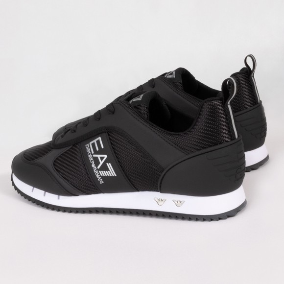 EA7 Emporio Armani Mens Black Mesh Runner main image