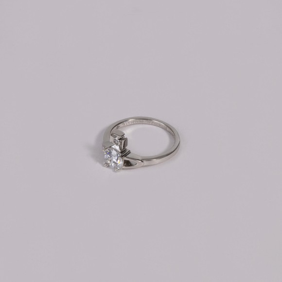 Vivienne Westwood Womens Silver Reina Petite Ring #3