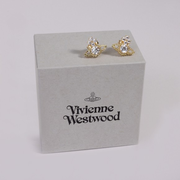 Vivienne Westwood Womens Gold Valentina Orb Earrings #3