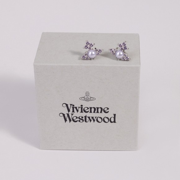 Vivienne Westwood Womens Silver Feodora Earrings #3