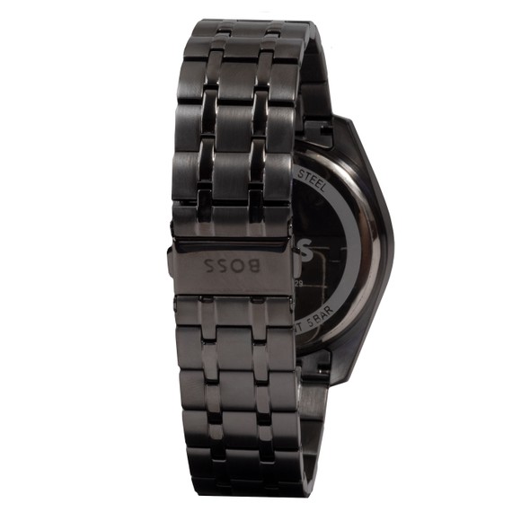 BOSS Mens Grey Grey Plated Chronograph Watch #3