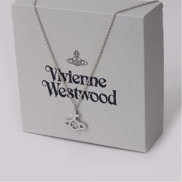 Vivienne Westwood Womens Silver Olympia CZ Pendant #3