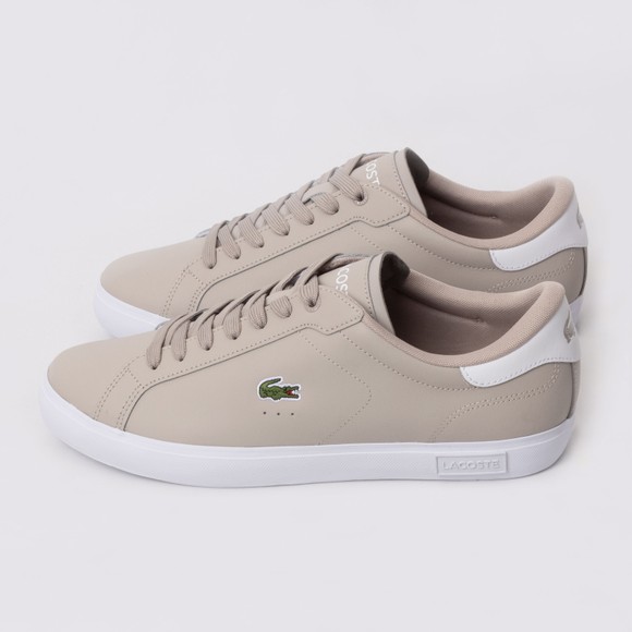 Lacoste Mens Grey Powercourt 126 Leather Trainer #3