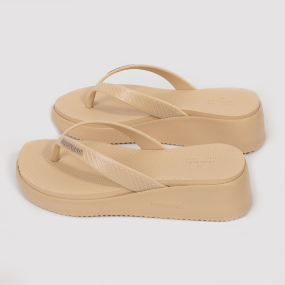 Havaianas Womens Brown Hav High Platform Flip Flop #3