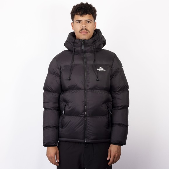 Helvetica Mens Black Middle Block Jacket main image