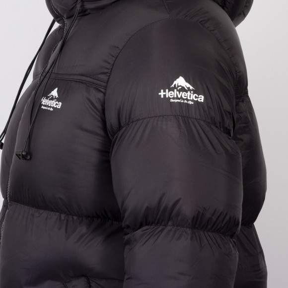 Helvetica Mens Black Middle Block Jacket main image