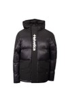 Helvetica Mens Black Queyras Hooded Jacket