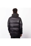Helvetica Mens Black Queyras Hooded Jacket