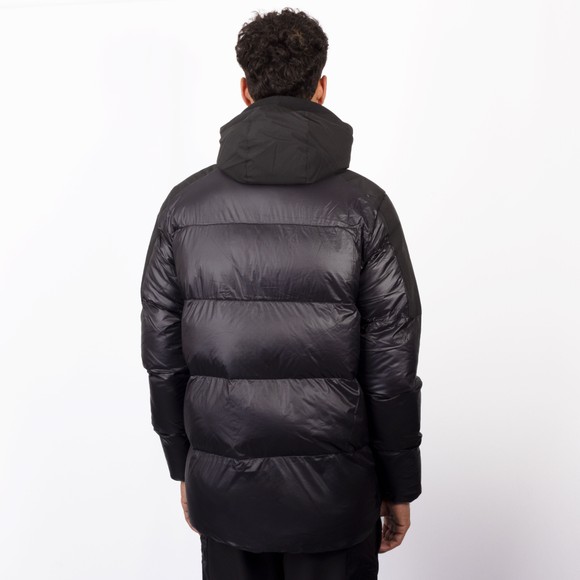 Helvetica Mens Black Queyras Hooded Jacket main image