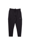 Helvetica Mens Black Cargo Pants