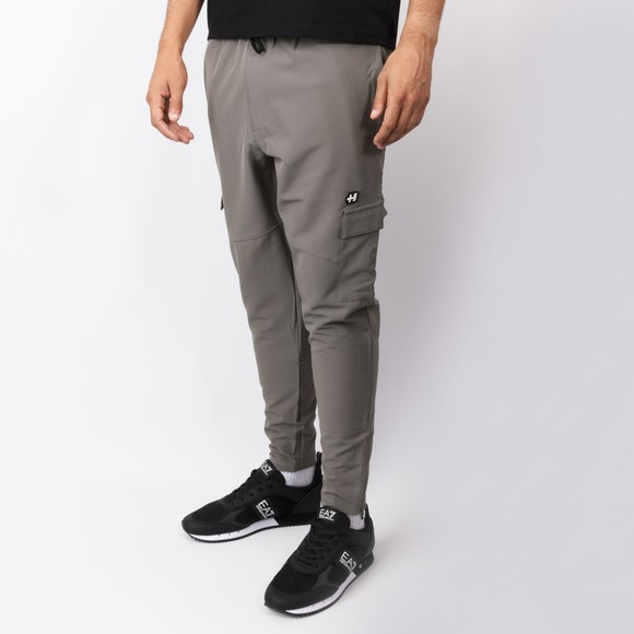 Helvetica Mens Grey Cargo Pants
