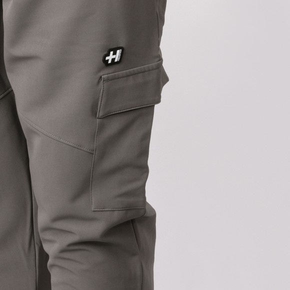 Helvetica Mens Grey Cargo Pants main image