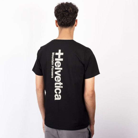 Helvetica Mens Black Faro T Shirt main image