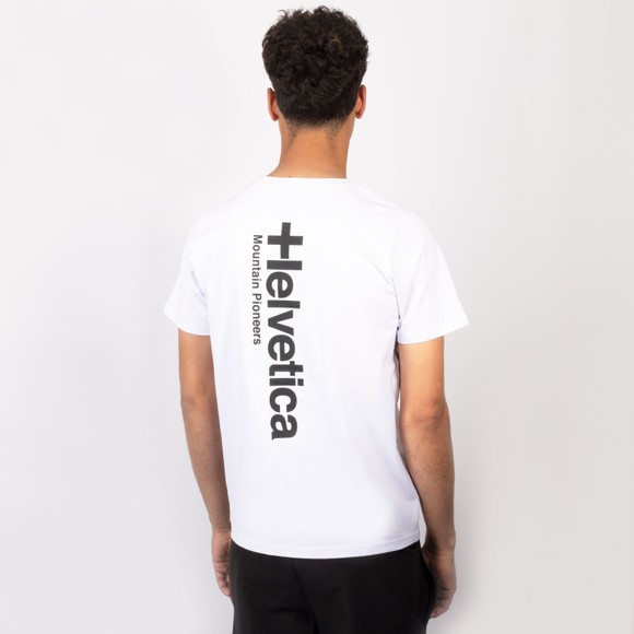 Helvetica Mens White Faro T Shirt main image