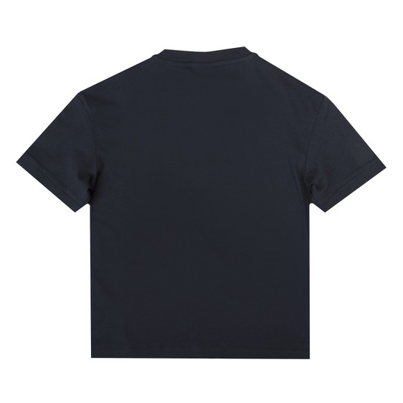 EA7 Emporio Armani Boys Blue Stripe Tape T Shirt main image