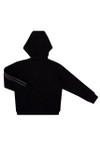 EA7 Emporio Armani Boys Black Stripe Tape Full Zip Hoody
