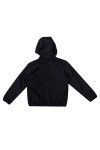 EA7 Emporio Armani Boys Black Hooded Bomber Jacket