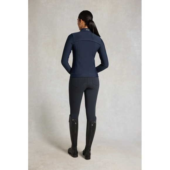 Holland Cooper Womens Blue Chiltern Zip Training Top #3