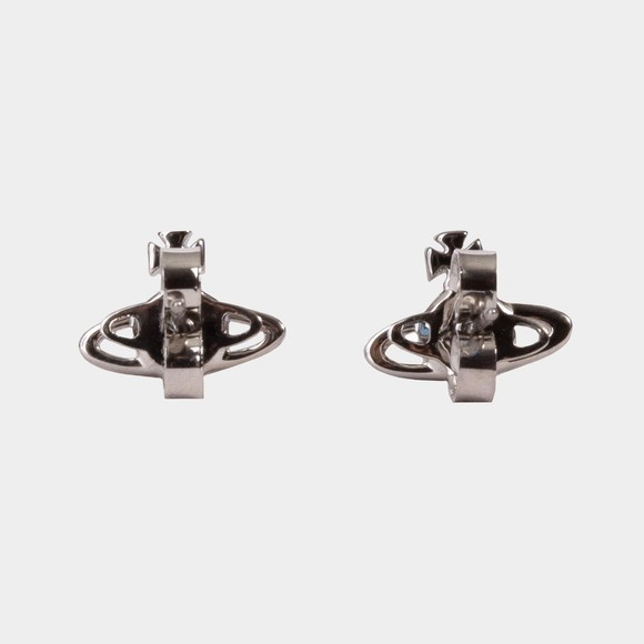 Vivienne Westwood Womens Silver Nano Solitaire Earrings #2