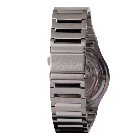 BOSS Mens Silver Candor Automatic Watch #3