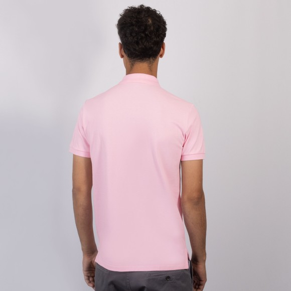Polo Ralph Lauren Mens Pink Classic Fit Iconic Mesh Polo Shirt #4