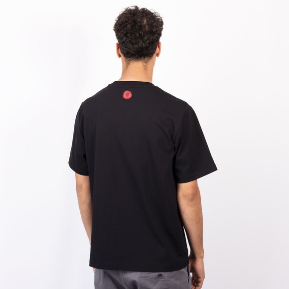 BBC Icecream Mens Black Iced Out Running Dog T Shirt #4