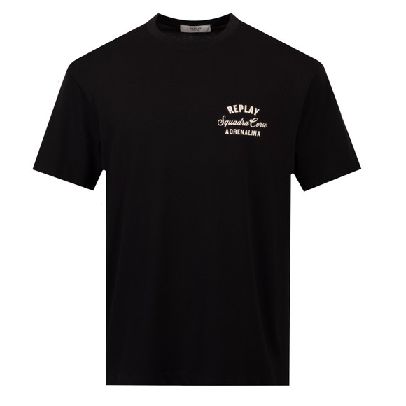 Replay Mens Black Adrenalina T-Shirt main image