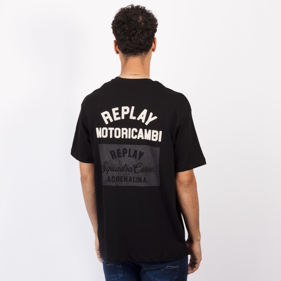 Replay Mens Black Adrenalina T-Shirt main image