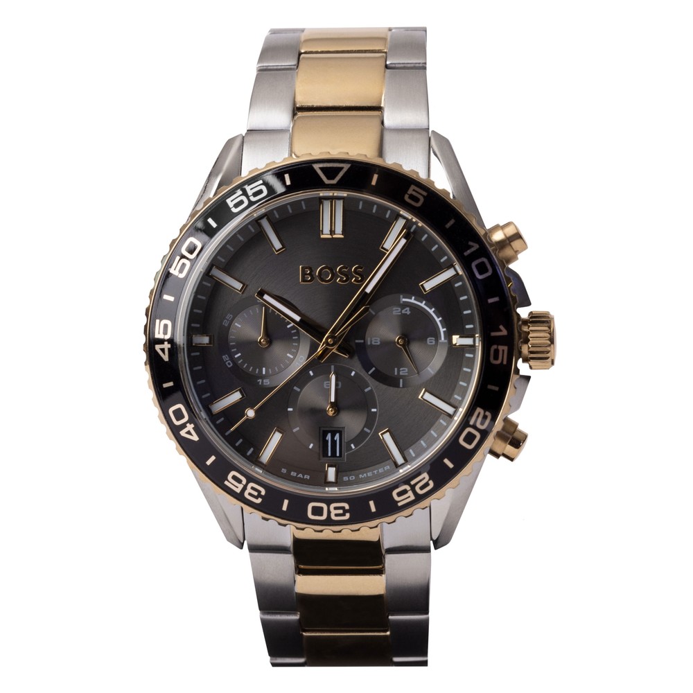 Gold Link Bracelet Chronograph Watch