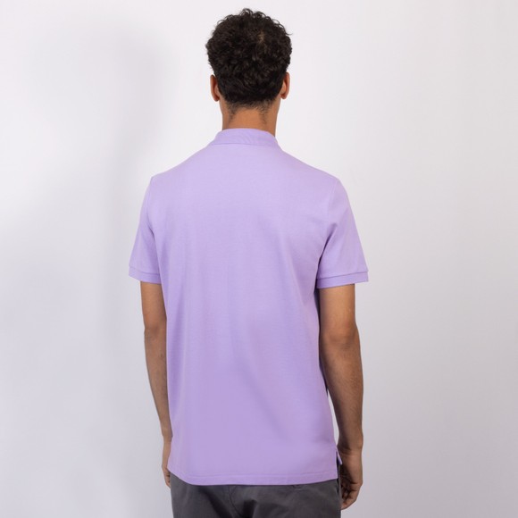 Polo Ralph Lauren Mens Purple Custom Slim Fit Short Sleeve Polo Shirt #4