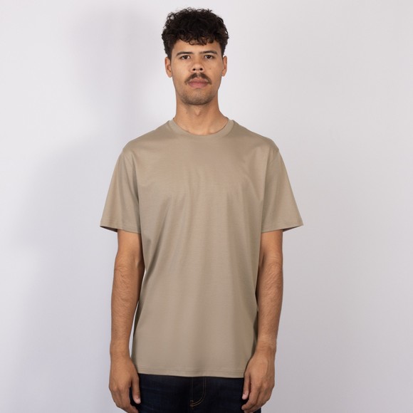 Thomas Maine Mens Beige Basic Crew Neck T Shirt main image