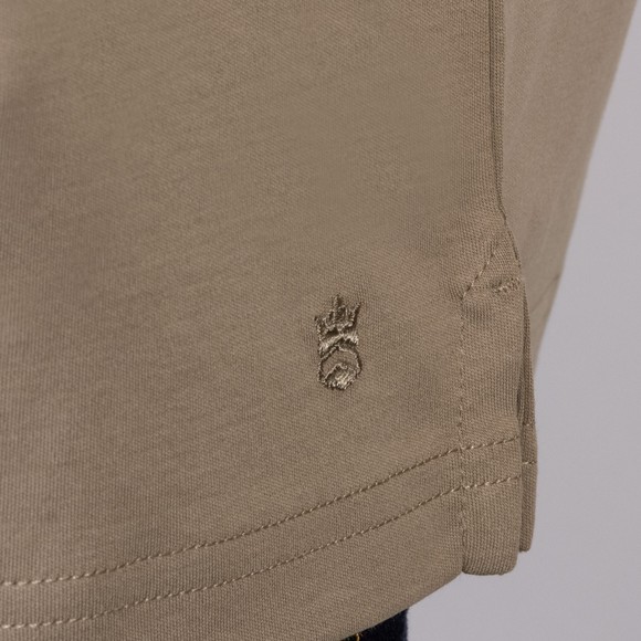 Thomas Maine Mens Beige Basic Crew Neck T Shirt main image
