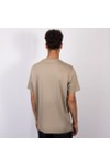 Thomas Maine Mens Beige Basic Crew Neck T Shirt