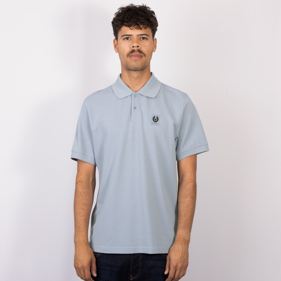 Belstaff Mens Blue Short Sleeve Polo Shirt #2