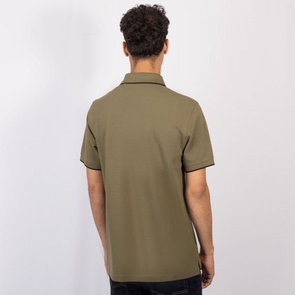 Belstaff Mens Green Tipped Polo Shirt #4