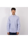 Gant Mens Blue Classic Striped Oxford Shirt