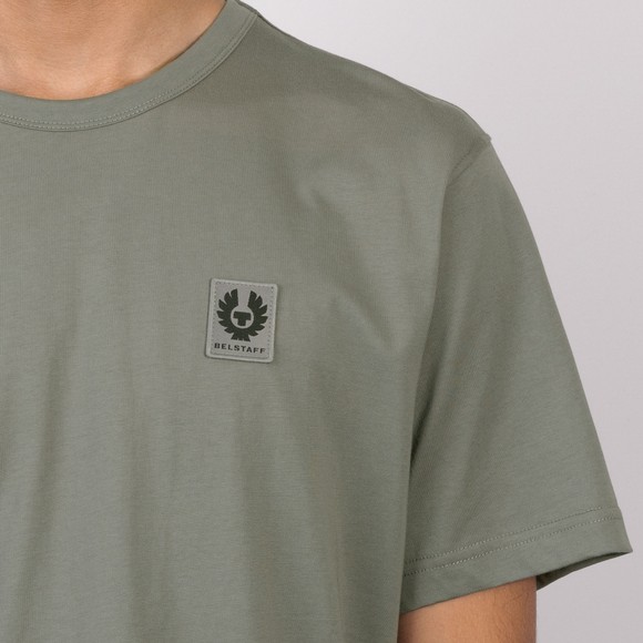 Belstaff Mens Grey Patch Logo T Shirt #3