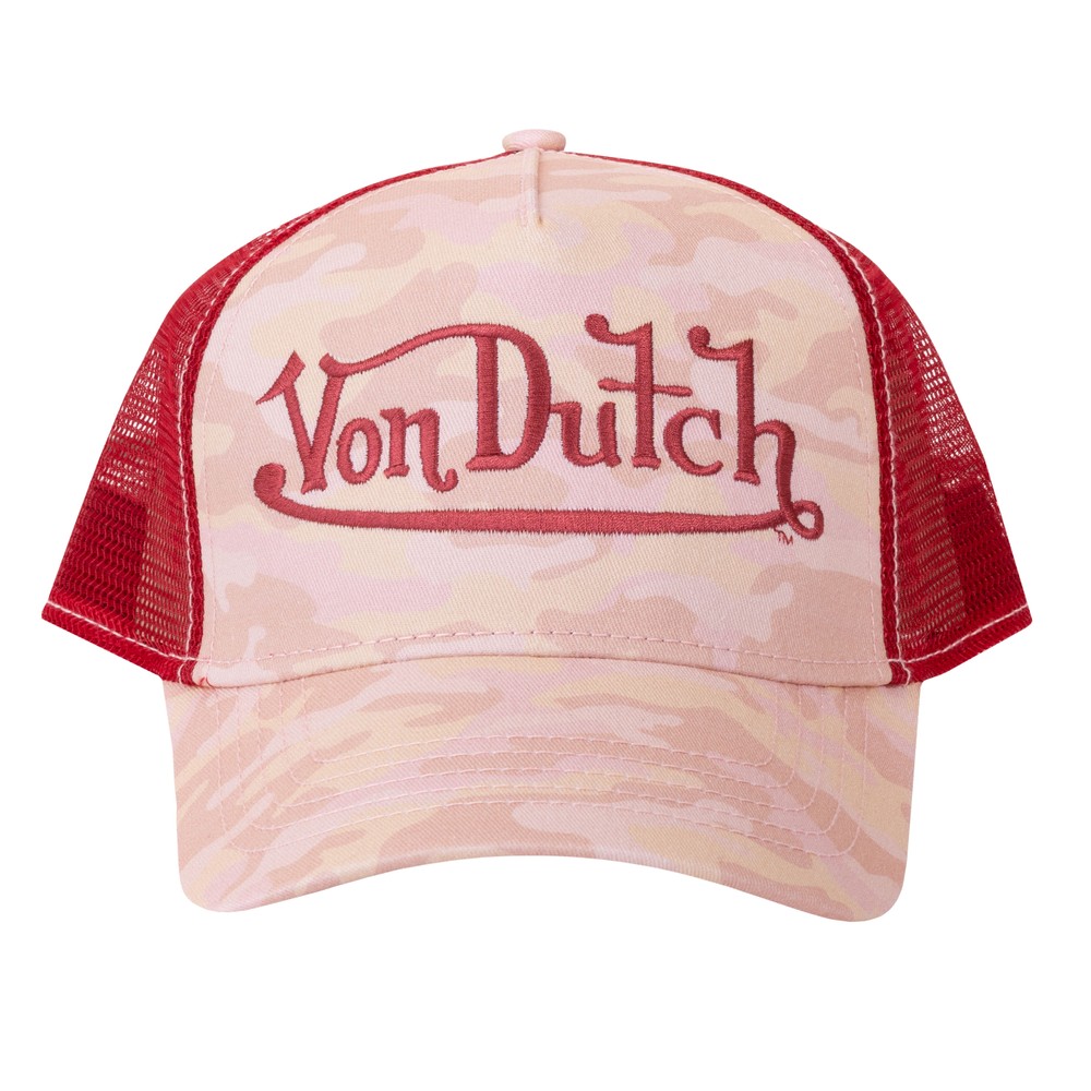 Camo Trucker With Contrast Logo
